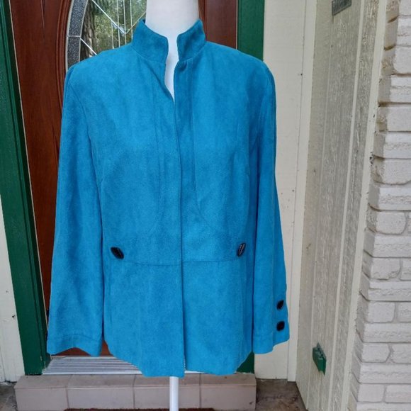 Dana Kay Turquoise Women's Blazer - Picture 1 of 5